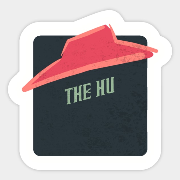 the hu Sticker by Bike Ilustrada